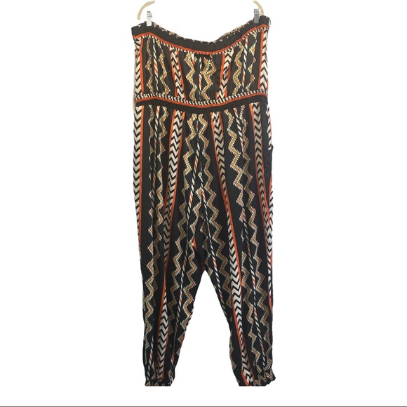 Truth NYC women's jumpsuit keyhole strapless size 3X keyhole straoless - Picture 2 of 8